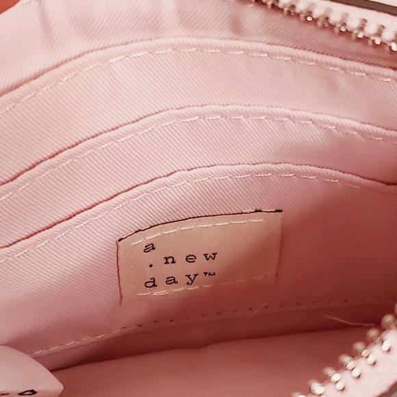 A New Day Double Zip Wristlet - Pink - Picture 3 of 4
